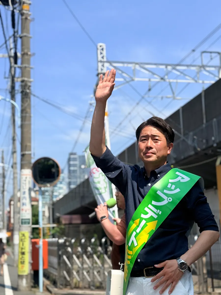 街頭1000本ノックの活動写真（6月13日 昼・高円寺・和田・堀ノ内周辺）