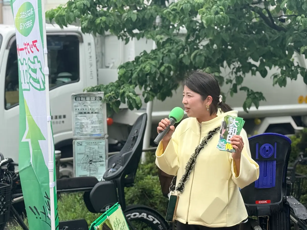 街頭1000本ノックの活動写真（6月15日 昼・高円寺・和田・堀ノ内周辺）