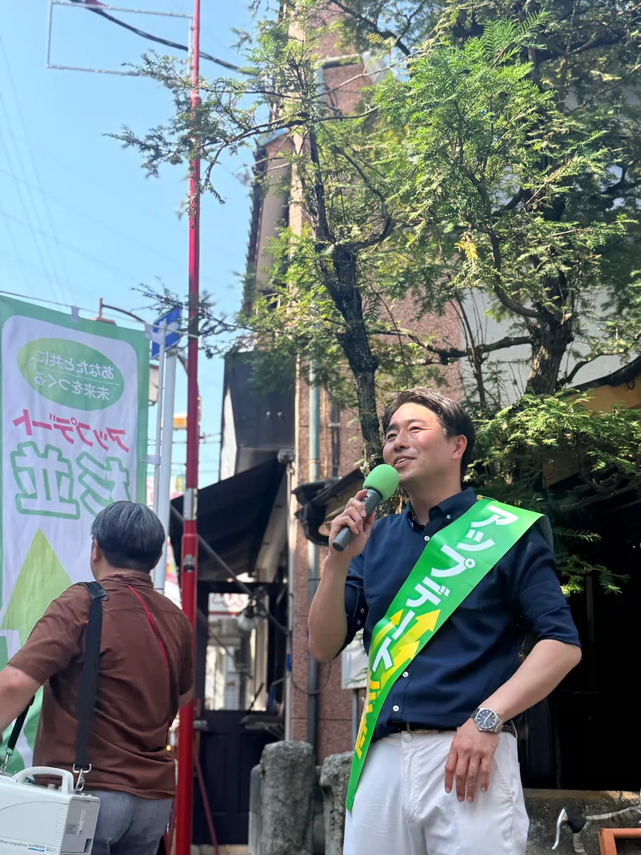 街頭1000本ノックの活動写真（6月13日 午後・高円寺・和田・堀ノ内周辺）