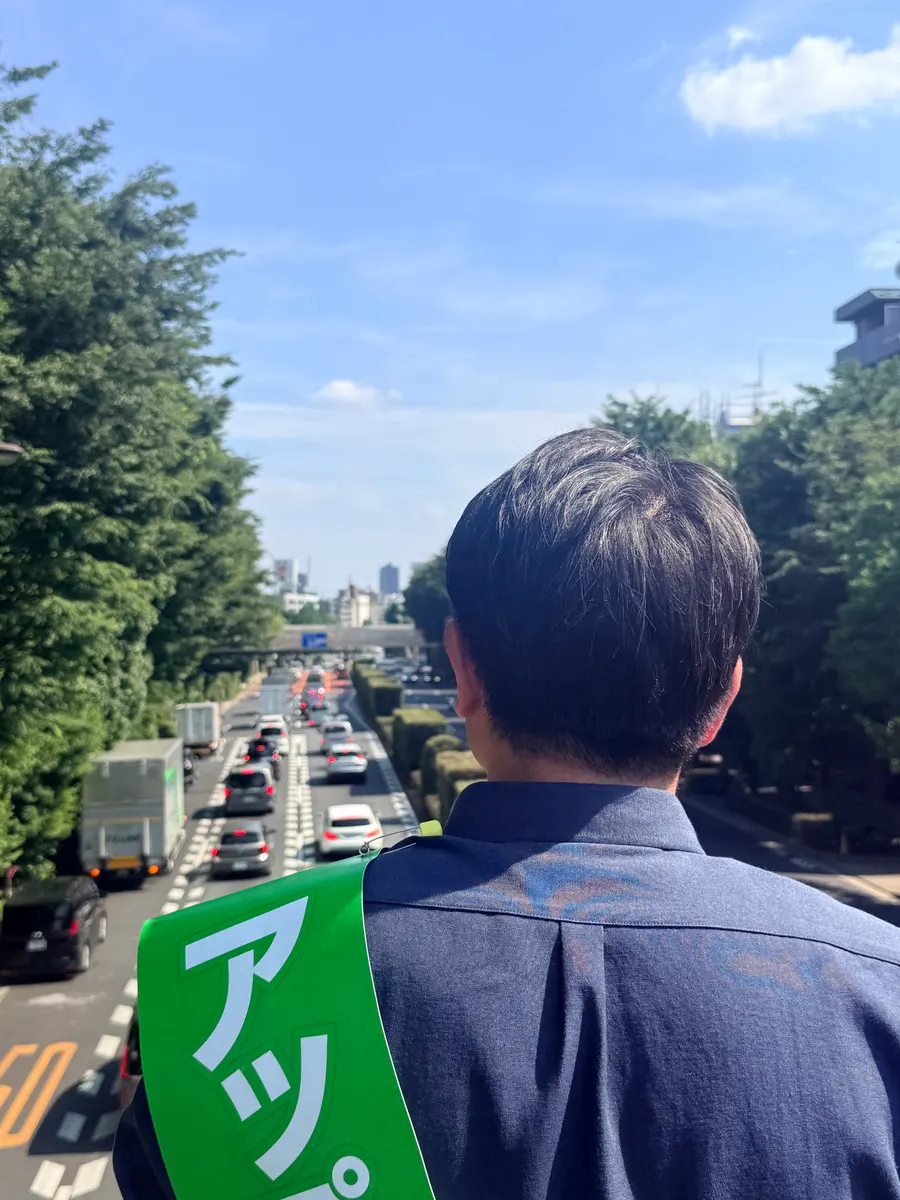 街頭1000本ノックの活動写真（6月13日 午後・高円寺・和田・堀ノ内周辺）