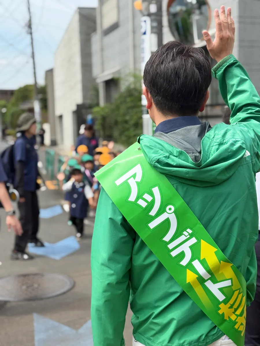 街頭1000本ノックの活動写真（6月11日 午前・高井戸・久我山・浜田山周辺）