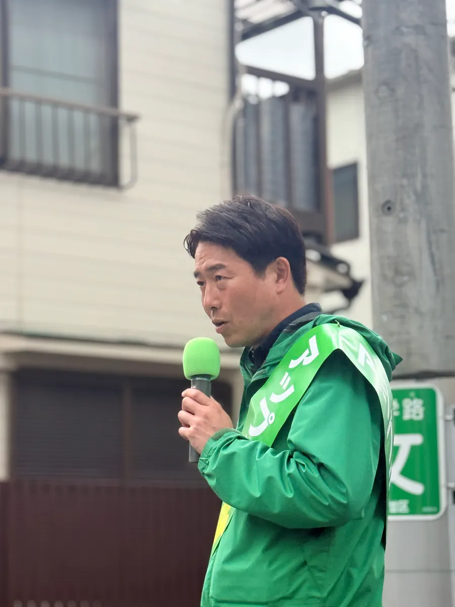 街頭1000本ノックの活動写真（6月15日 午前・荻窪・天沼・清水周辺）