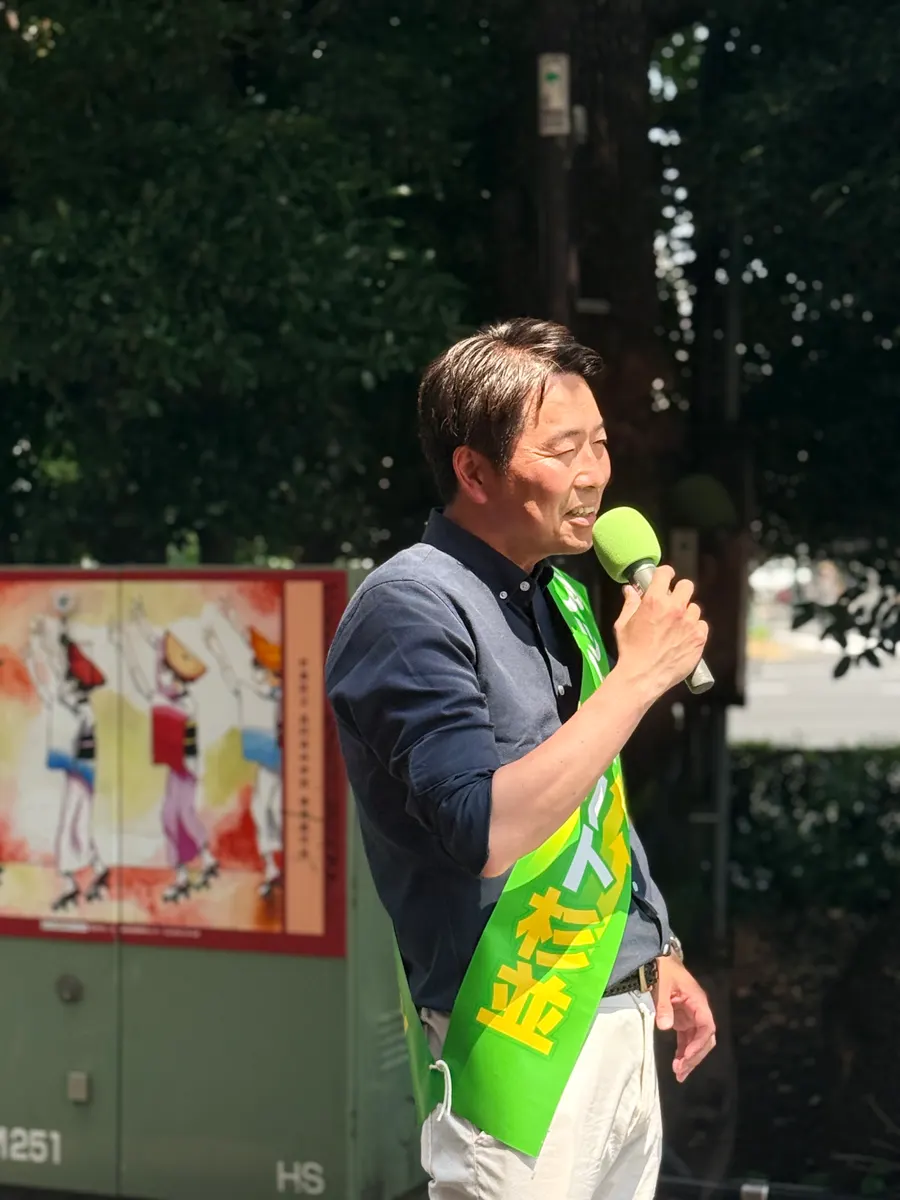 街頭1000本ノックの活動写真（6月13日 昼・高円寺・和田・堀ノ内周辺）