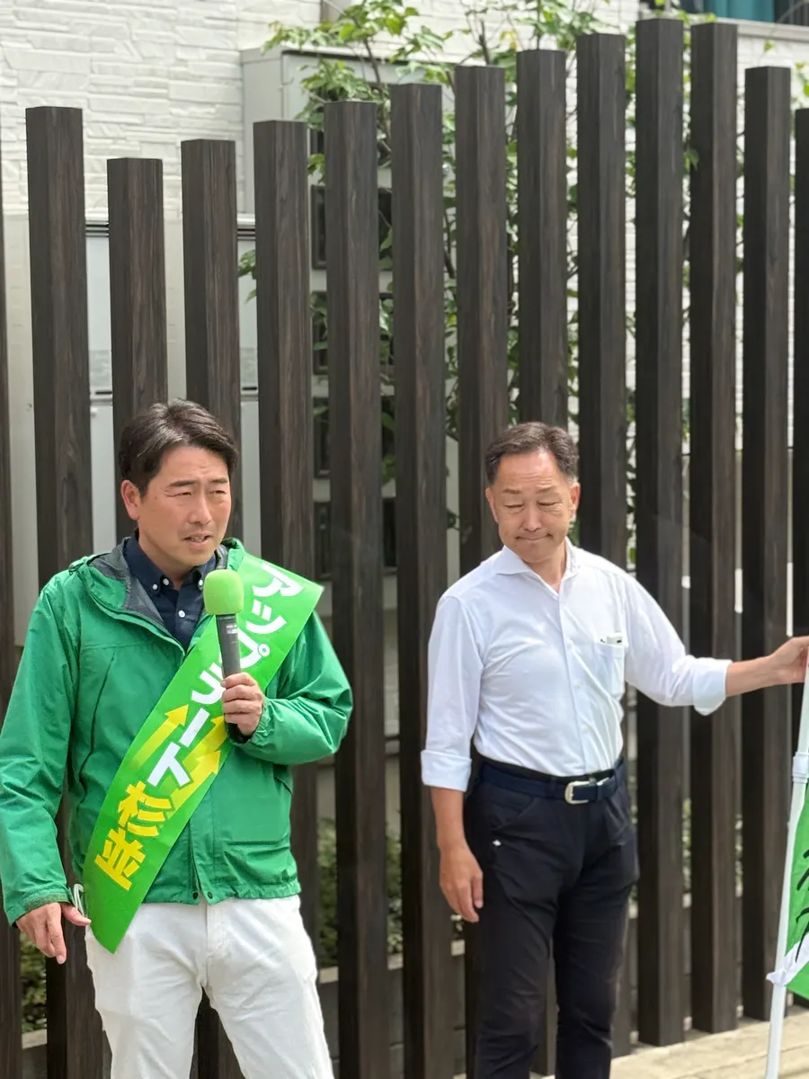 街頭1000本ノックの活動写真（6月11日 午前・永福・和泉・方南周辺）