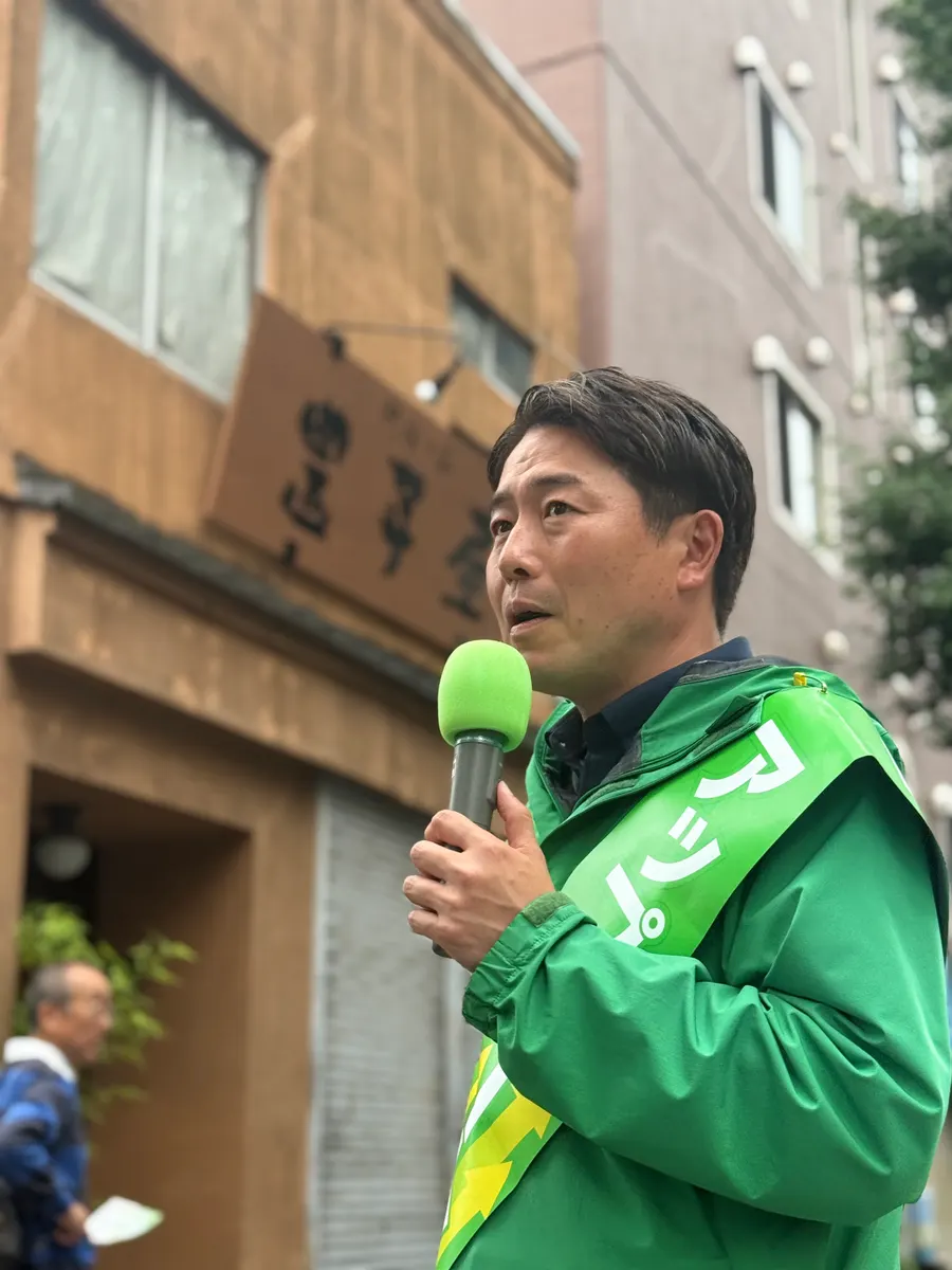 街頭1000本ノックの活動写真（6月9日 昼・阿佐谷・成田周辺）