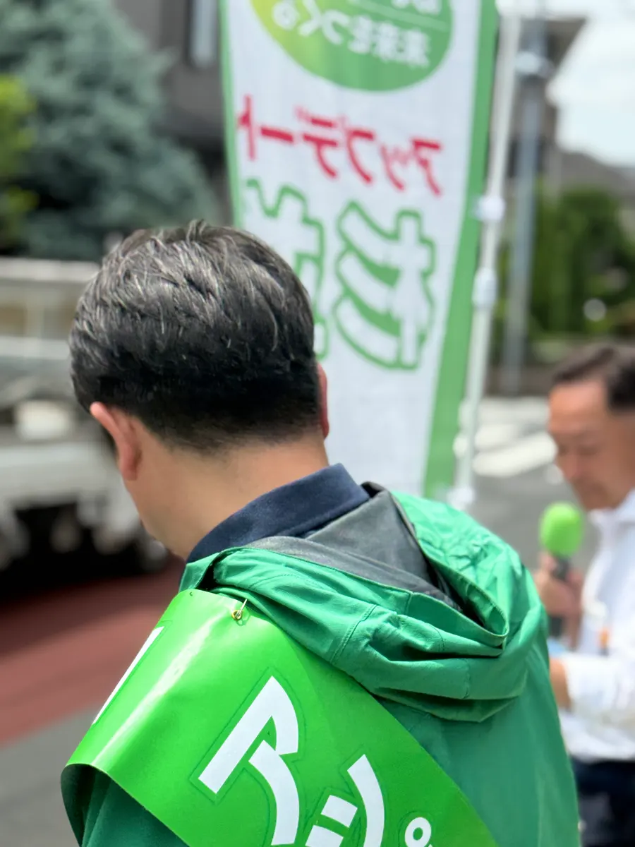 街頭1000本ノックの活動写真（6月11日 午前・永福・和泉・方南周辺）