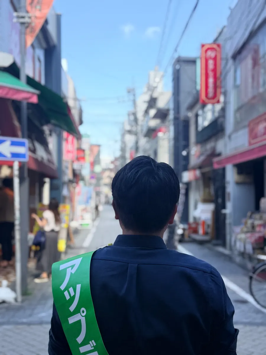 街頭1000本ノックの活動写真（6月13日 午後・高円寺・和田・堀ノ内周辺）