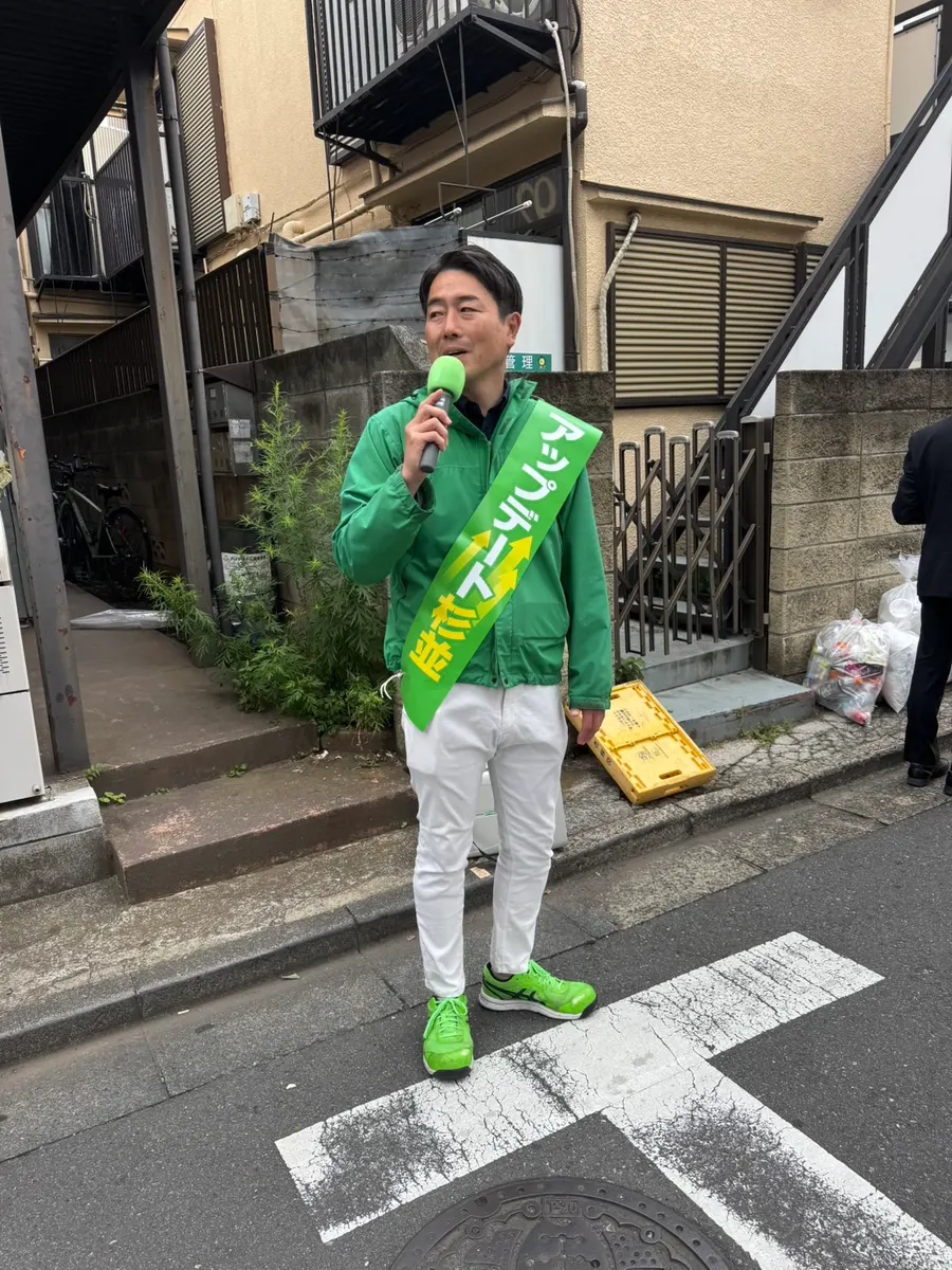 街頭1000本ノックの活動写真（6月5日 午前・阿佐谷・成田周辺）