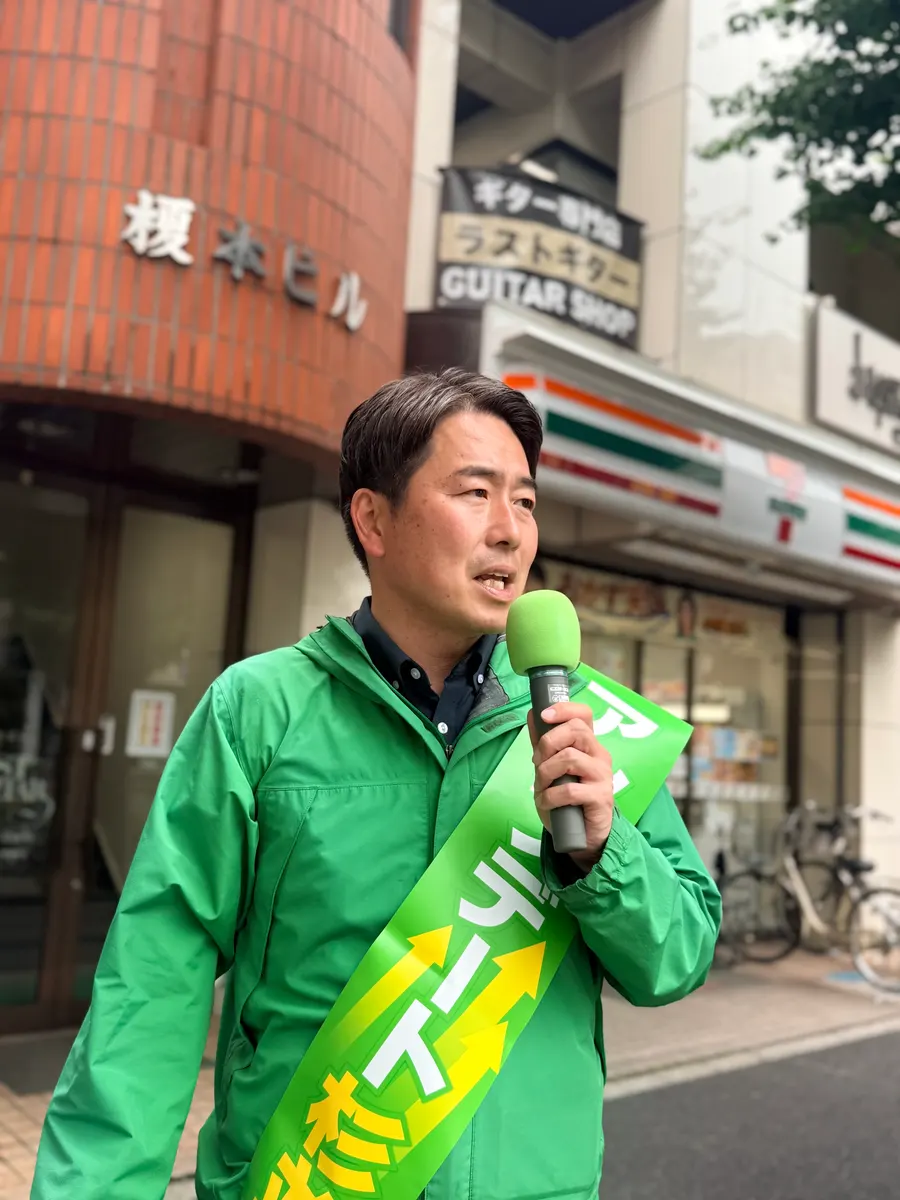 街頭1000本ノックの活動写真（6月9日 昼・阿佐谷・成田周辺）