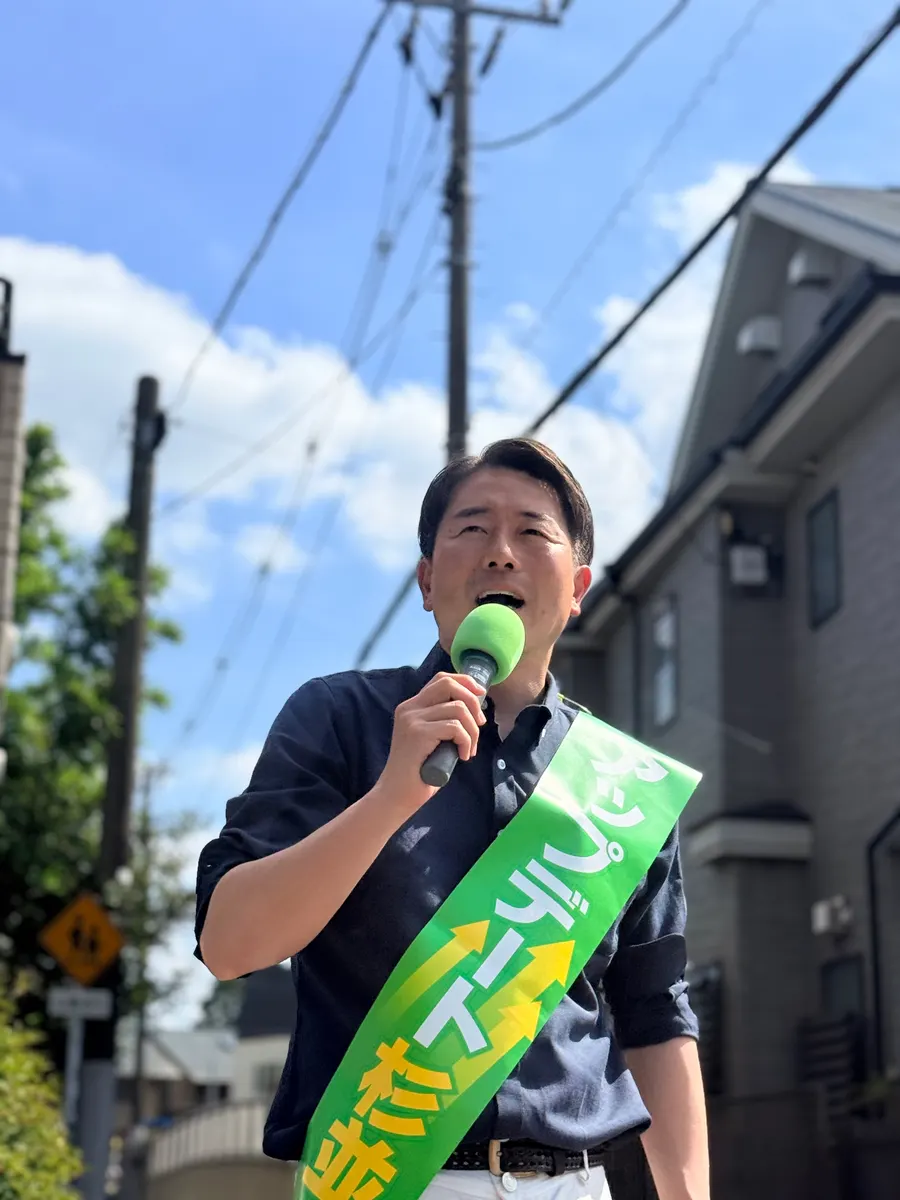 街頭1000本ノックの活動写真（6月6日 午後・高井戸・久我山・浜田山周辺）