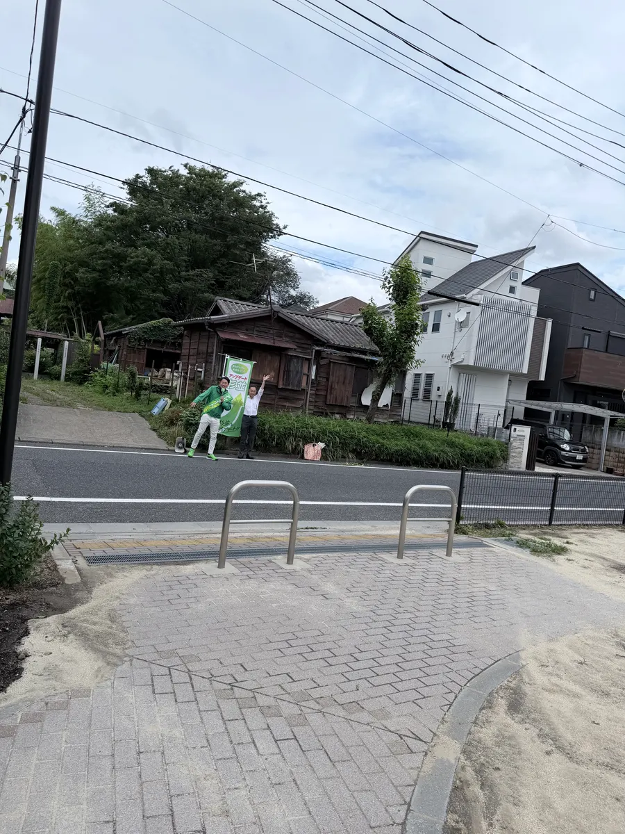 街頭1000本ノックの活動写真（6月4日 午前・井草・上井草・下井草周辺）