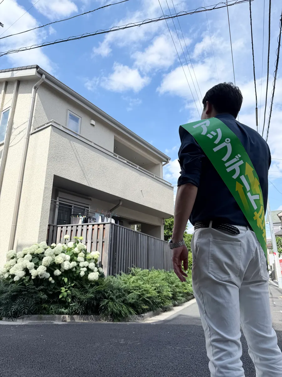 街頭1000本ノックの活動写真（6月6日 午後・高井戸・久我山・浜田山周辺）