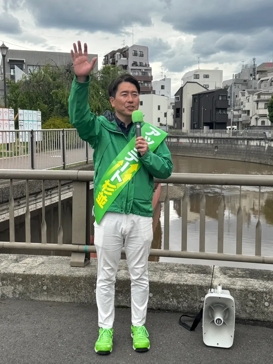 街頭1000本ノックの活動写真（6月4日 午後・永福・和泉・方南周辺）