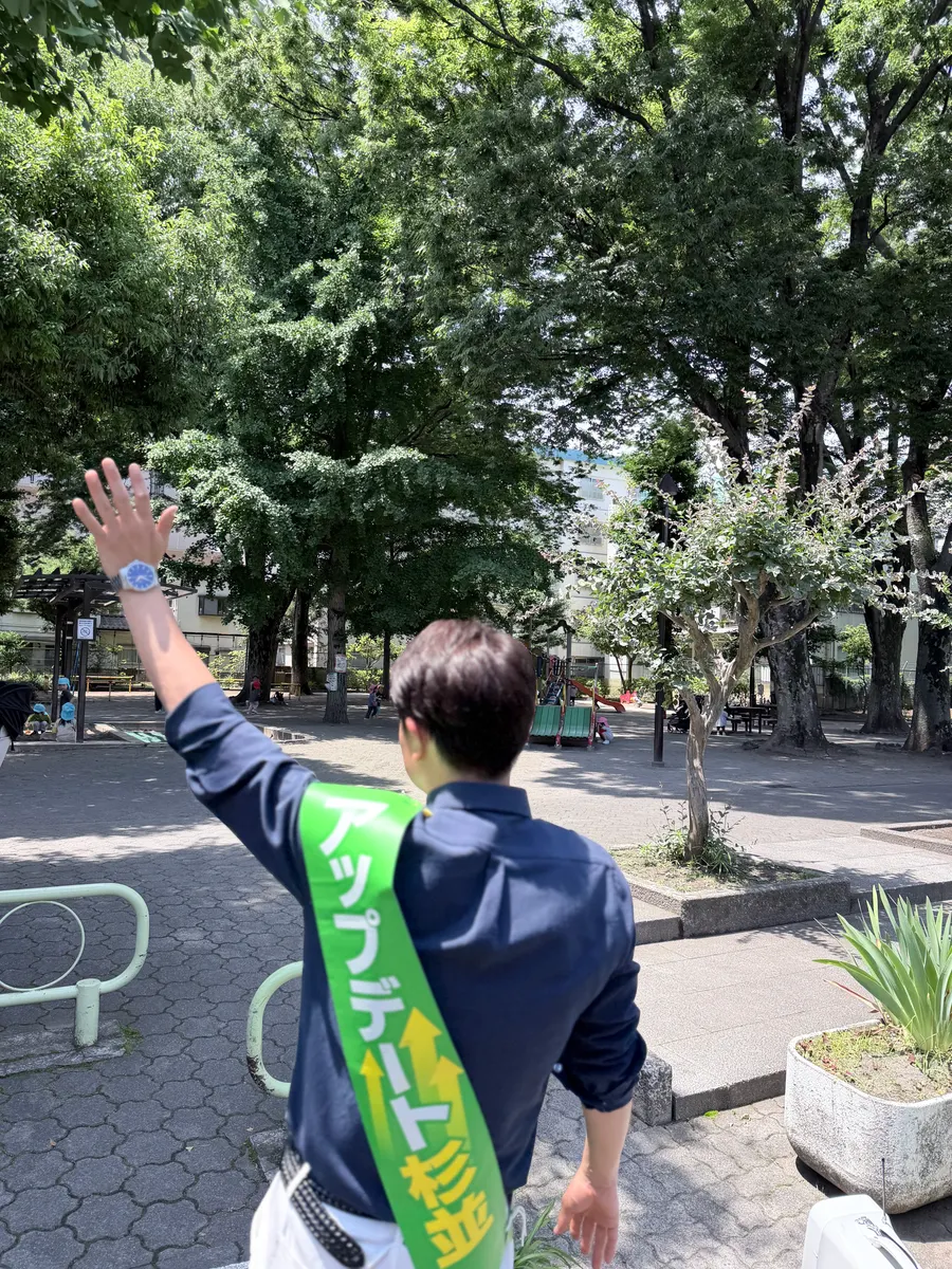 街頭1000本ノックの活動写真（6月16日 午前・高円寺・和田・堀ノ内周辺）