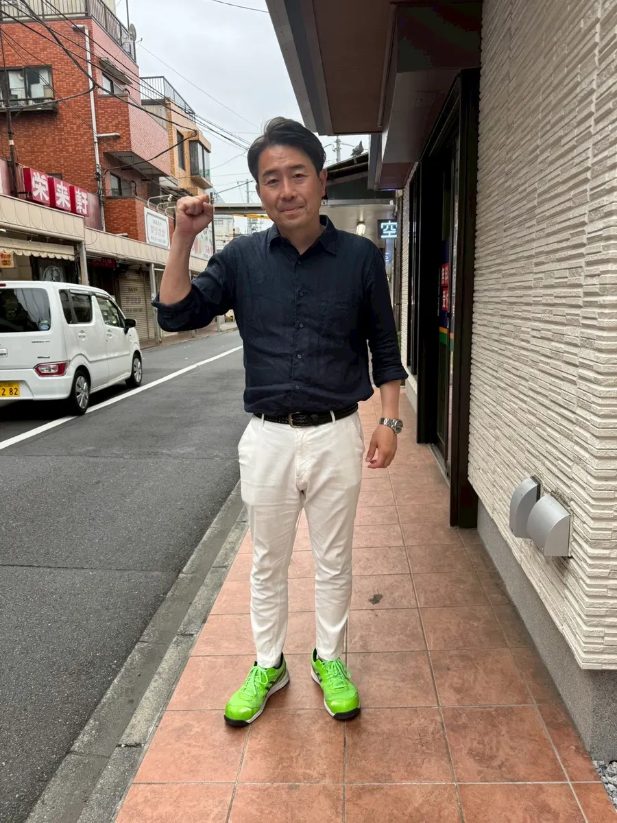 街頭1000本ノックの活動写真（6月5日 午後・荻窪・天沼・清水周辺）