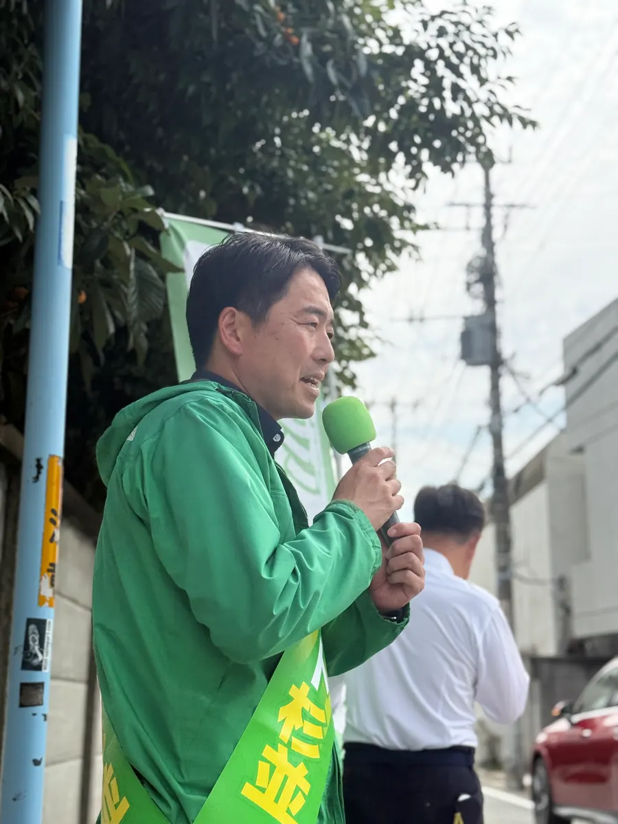 街頭1000本ノックの活動写真（6月11日 午前・永福・和泉・方南周辺）