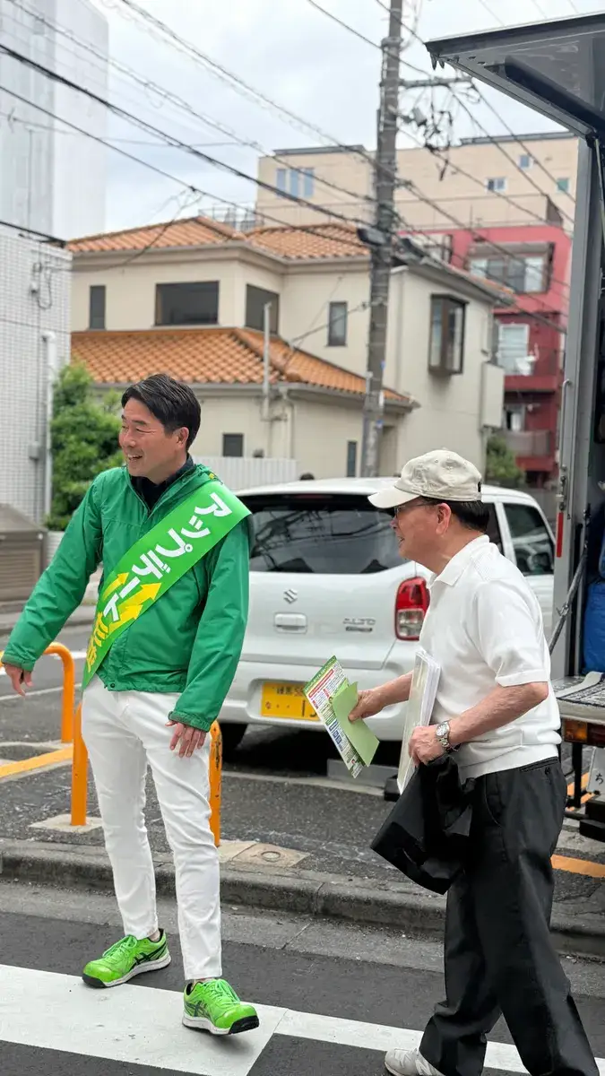 街頭1000本ノックの活動写真（6月5日 午前・阿佐谷・成田周辺）
