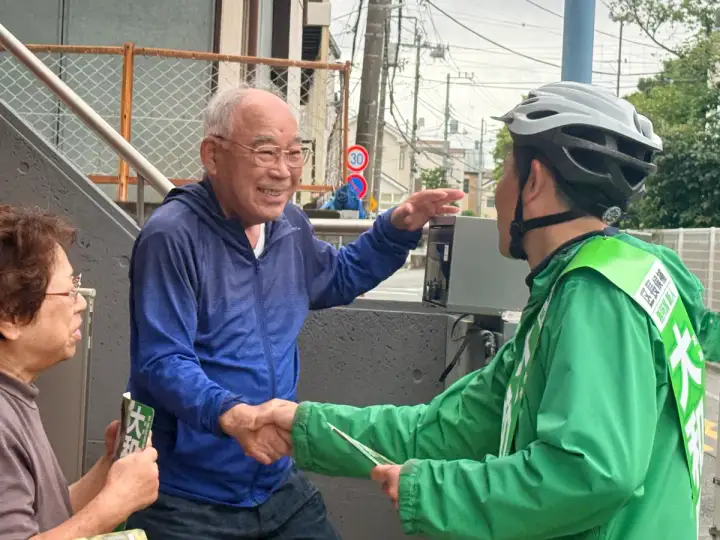 街頭1000本ノックの活動写真（6月21日 午前・高井戸・久我山・浜田山周辺）