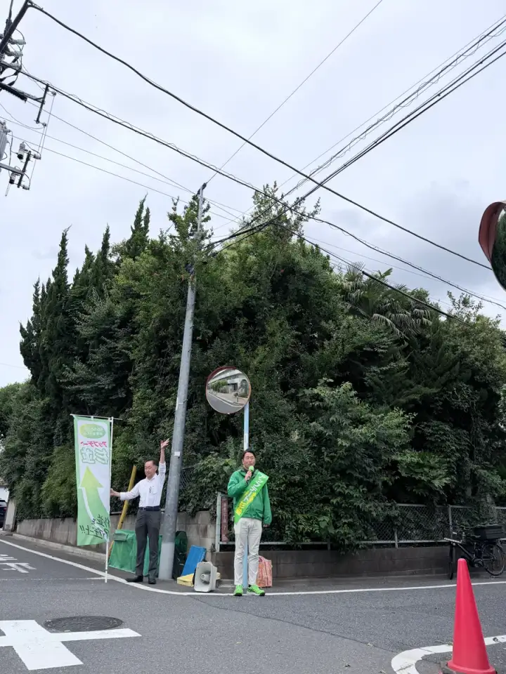 街頭1000本ノックの活動写真（6月4日 午前・荻窪・天沼・清水周辺）