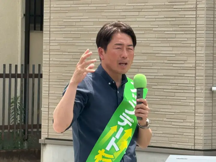 街頭1000本ノックの活動写真（6月19日 午前・井草・上井草・下井草周辺）