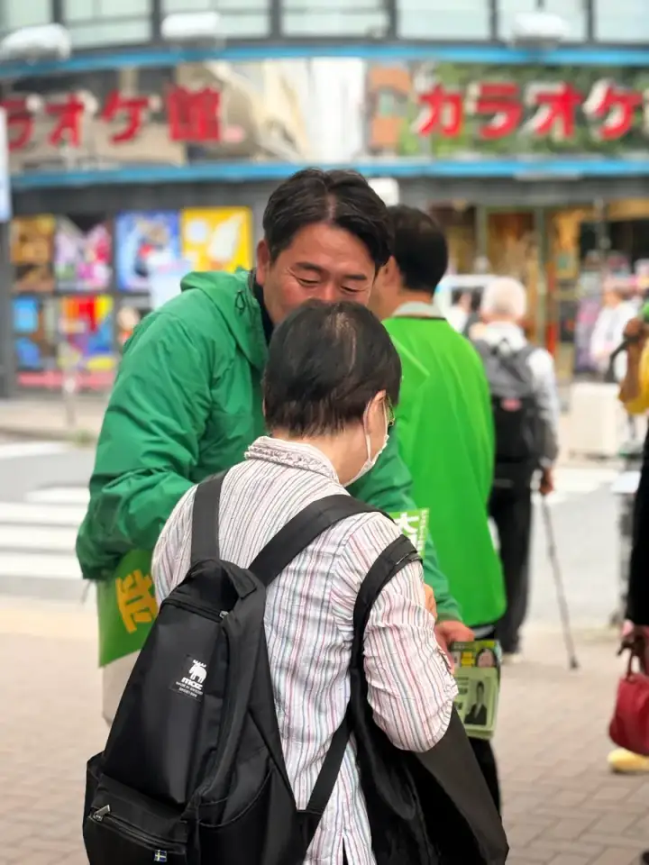 街頭1000本ノックの活動写真（6月7日 昼・高円寺・和田・堀ノ内周辺）