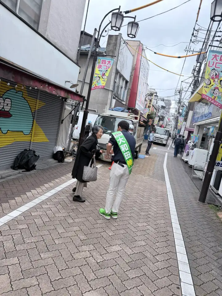 街頭1000本ノックの活動写真（6月25日 午前・高円寺・和田・堀ノ内周辺）