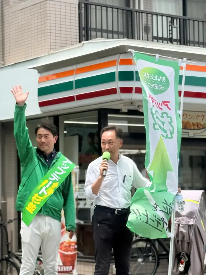 街頭1000本ノックの活動写真（6月11日 午前・高井戸・久我山・浜田山周辺）