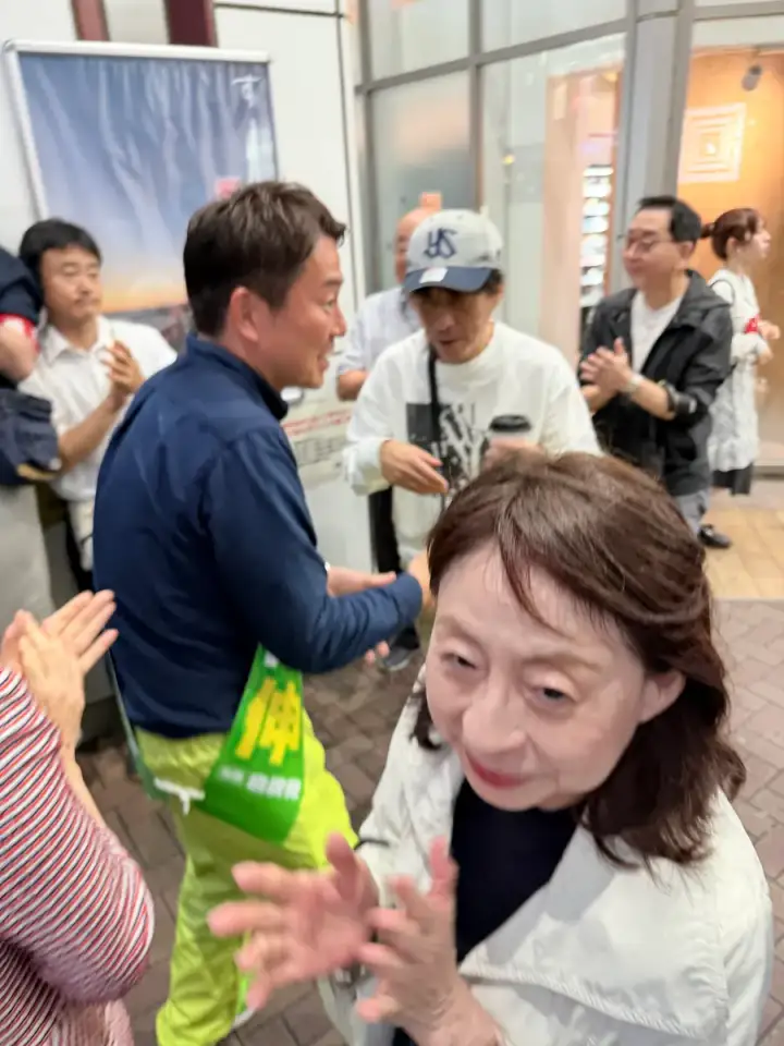 街頭1000本ノックの活動写真（6月27日 夕方・西荻・善福寺・桃井周辺）