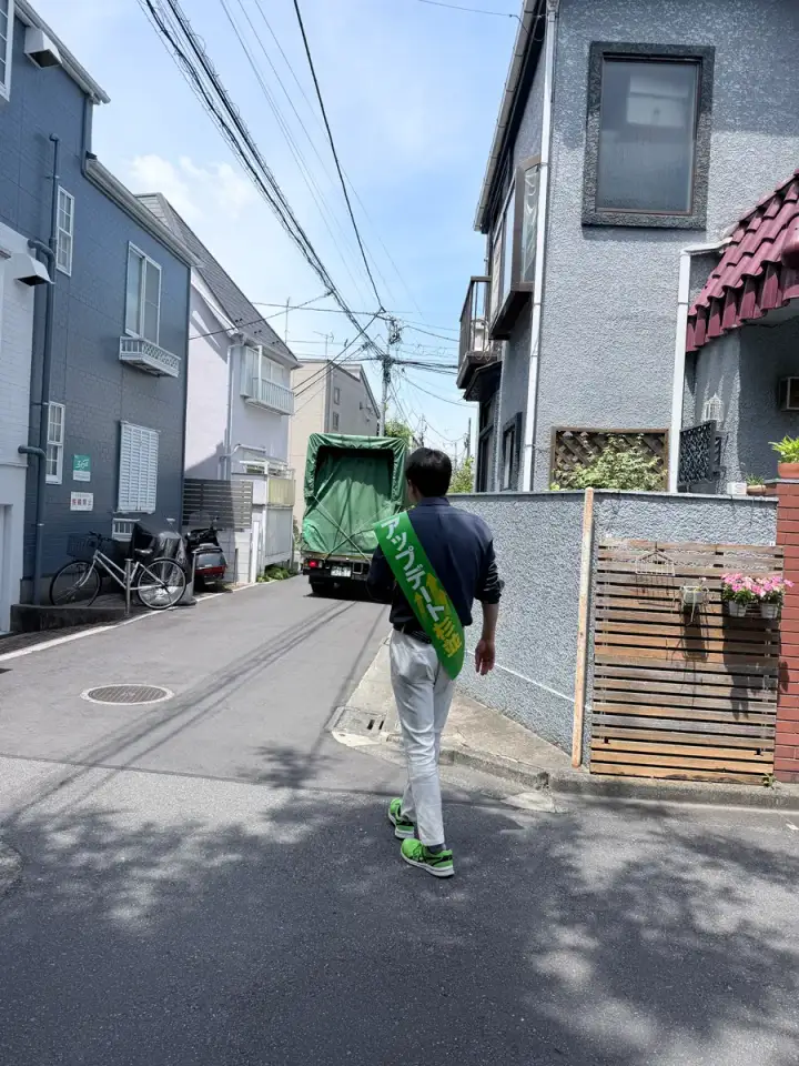街頭1000本ノックの活動写真（6月16日 午前・高円寺・和田・堀ノ内周辺）