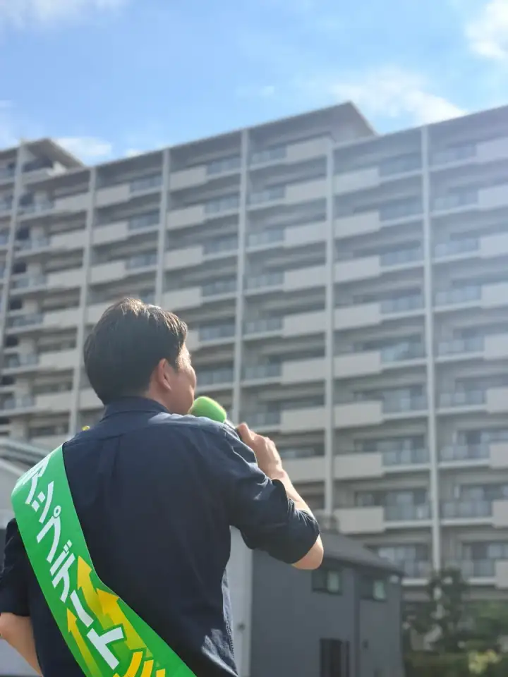 街頭1000本ノックの活動写真（6月12日 午後・井草・上井草・下井草周辺）
