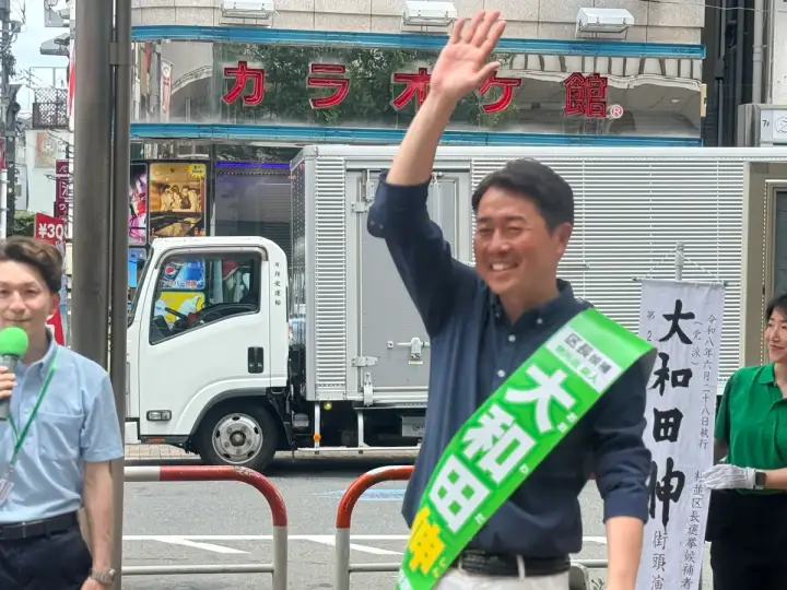 街頭1000本ノックの活動写真（6月22日 午前・西荻・善福寺・桃井周辺）