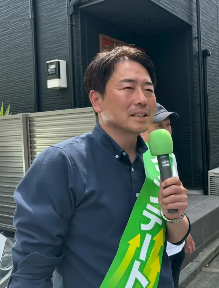 街頭1000本ノックの活動写真（6月19日 午前・井草・上井草・下井草周辺）