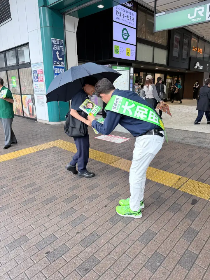街頭1000本ノックの活動写真（6月27日 午前・阿佐谷・成田周辺）