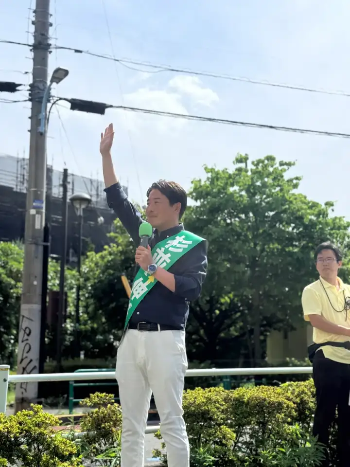 街頭1000本ノックの活動写真（6月17日 午後・高井戸・久我山・浜田山周辺）