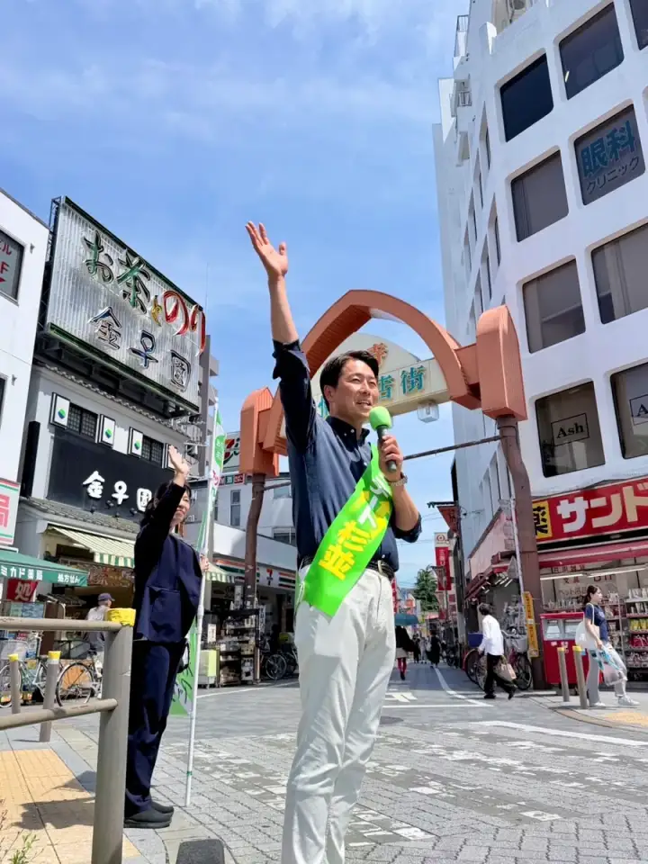 街頭1000本ノックの活動写真（6月16日 午前・高円寺・和田・堀ノ内周辺）