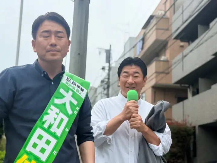 街頭1000本ノックの活動写真（6月22日 昼・高円寺・和田・堀ノ内周辺）
