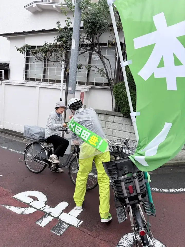 街頭1000本ノックの活動写真（6月26日 午後・荻窪・天沼・清水周辺）