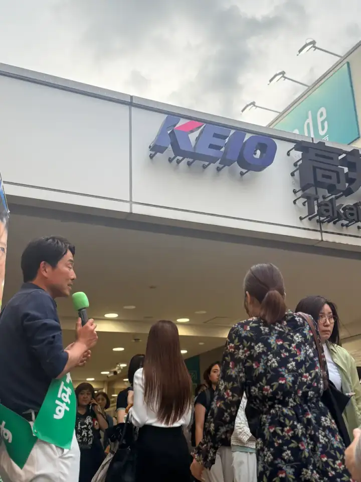 街頭1000本ノックの活動写真（6月17日 夕方・高井戸・久我山・浜田山周辺）