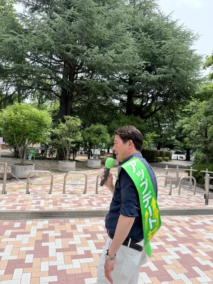 街頭1000本ノックの活動写真（6月16日 午前・高円寺・和田・堀ノ内周辺）