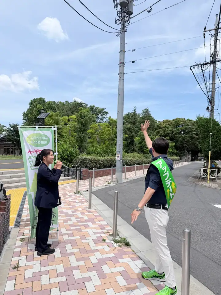 街頭1000本ノックの活動写真（6月16日 午前・高円寺・和田・堀ノ内周辺）