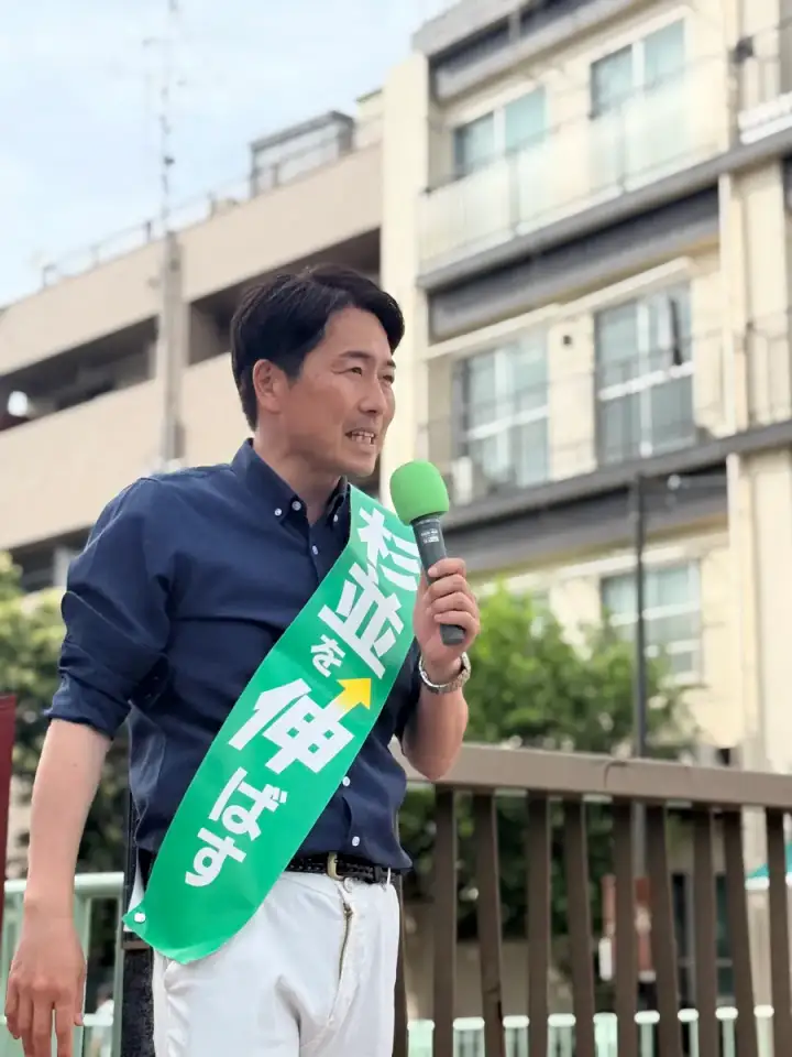 街頭1000本ノックの活動写真（6月17日 午後・高井戸・久我山・浜田山周辺）