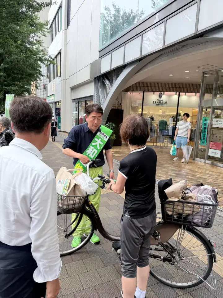 街頭1000本ノックの活動写真（6月26日 午後・荻窪・天沼・清水周辺）