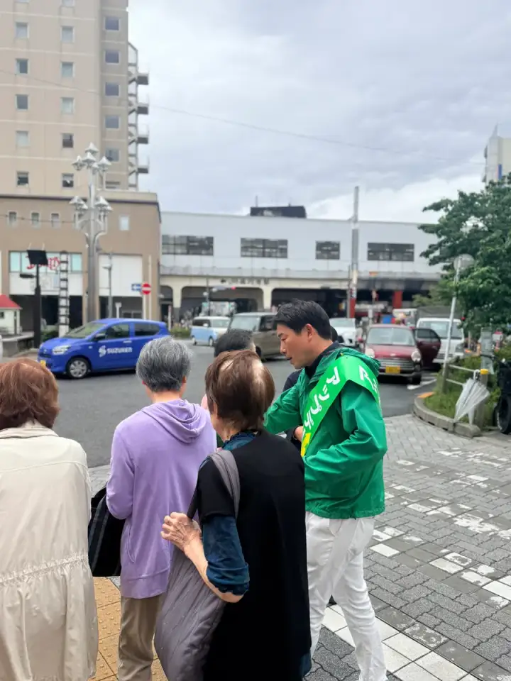 街頭1000本ノックの活動写真（6月15日 昼・高円寺・和田・堀ノ内周辺）