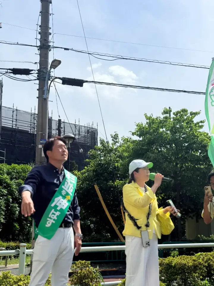 街頭1000本ノックの活動写真（6月17日 午後・高井戸・久我山・浜田山周辺）