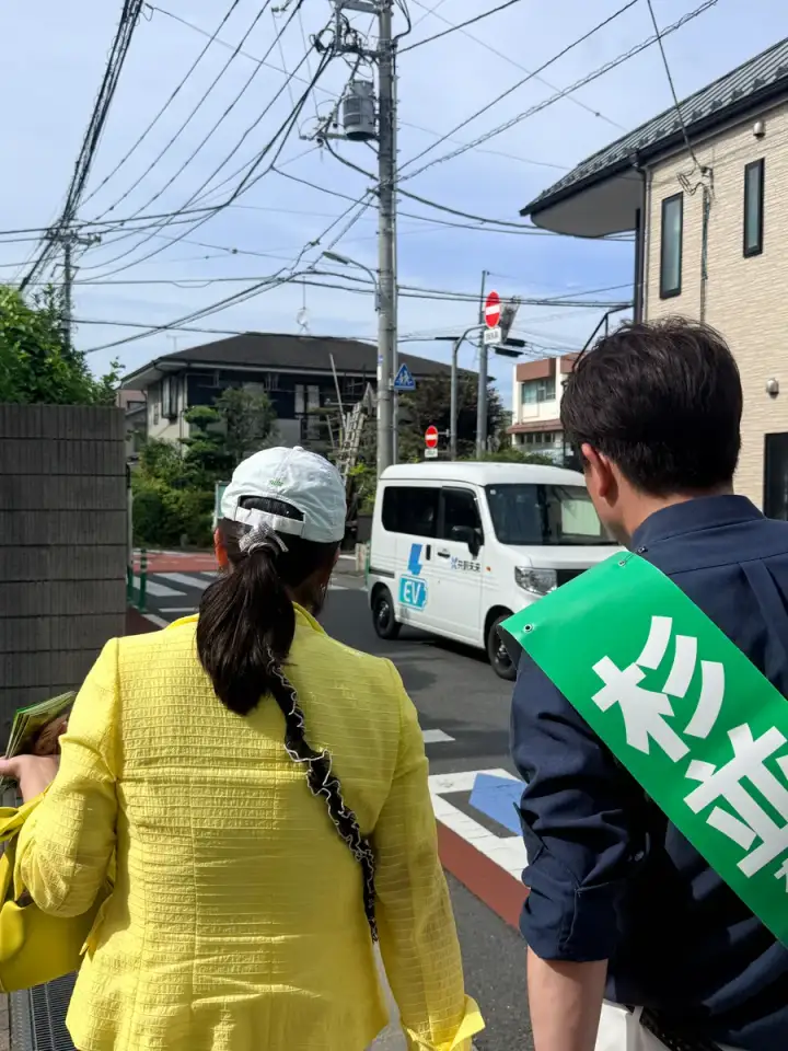 街頭1000本ノックの活動写真（6月17日 午後・高井戸・久我山・浜田山周辺）