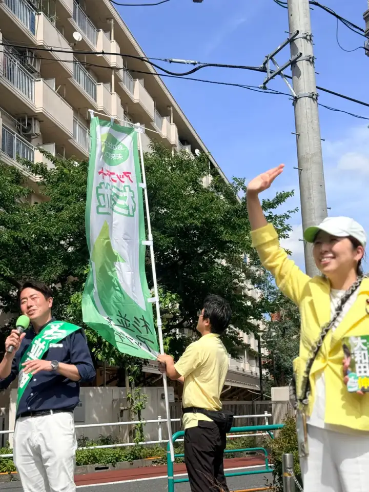 街頭1000本ノックの活動写真（6月17日 午後・高井戸・久我山・浜田山周辺）