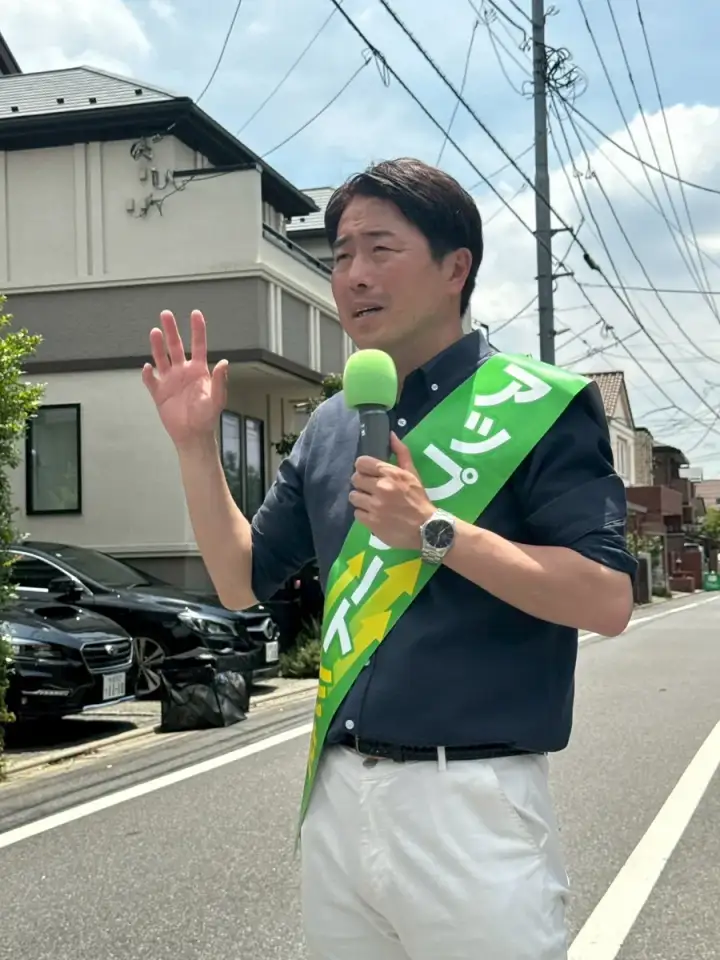 街頭1000本ノックの活動写真（6月19日 午前・井草・上井草・下井草周辺）