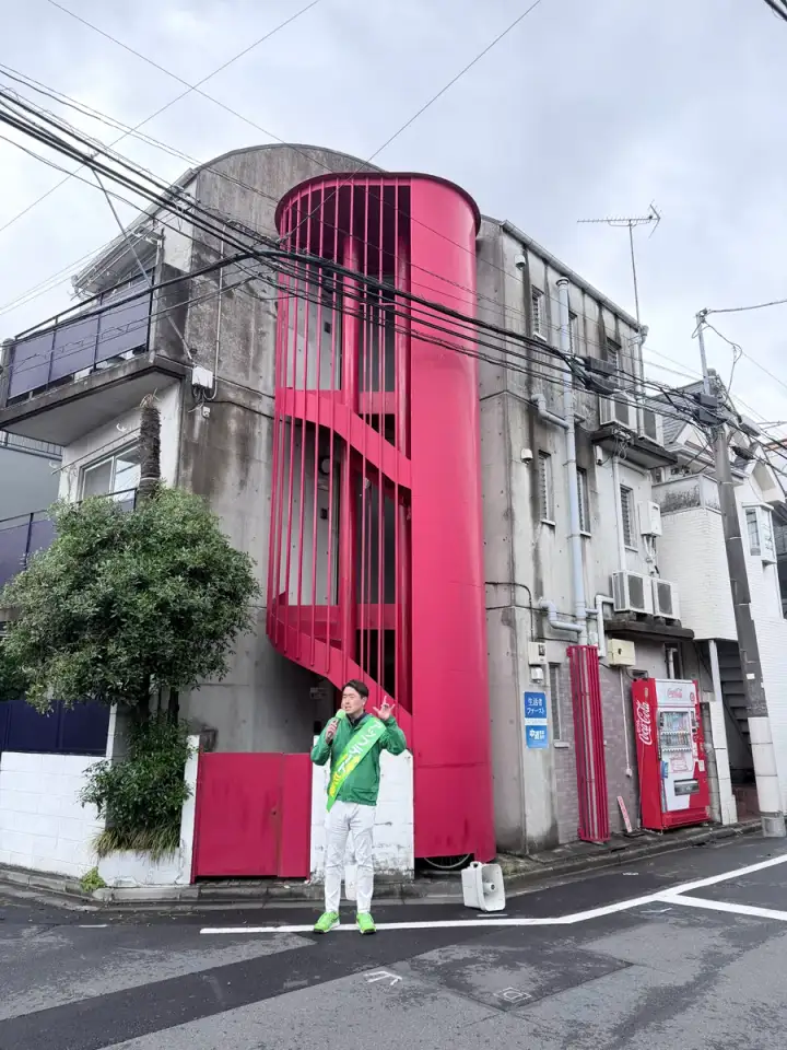 街頭1000本ノックの活動写真（6月9日 午前・荻窪・天沼・清水周辺）