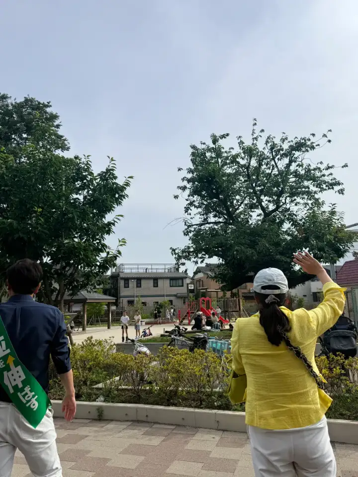 街頭1000本ノックの活動写真（6月17日 午後・高井戸・久我山・浜田山周辺）