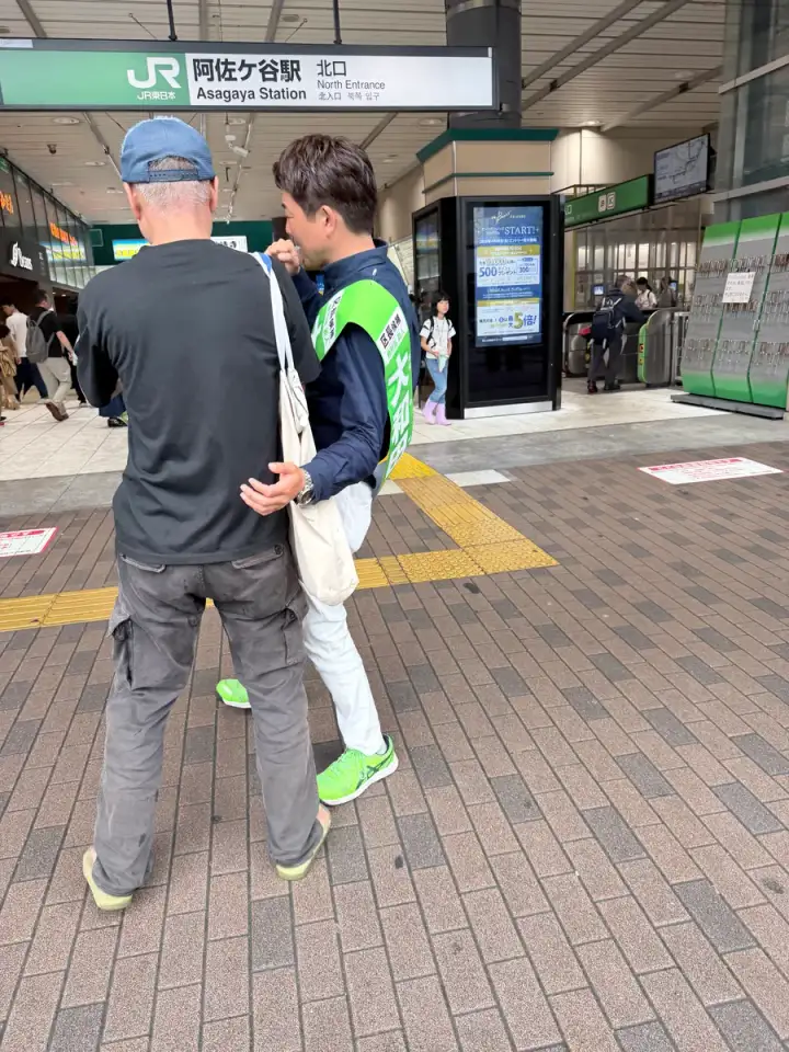 街頭1000本ノックの活動写真（6月27日 午前・阿佐谷・成田周辺）